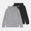 Friboo Hoodie 2 PackFelpa Con ZipBlack/Light Grey Bambini Pullover & Cardigan F5724K02L-Q11