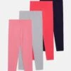 Friboo 4 PackLeggingsMulti-Coloured/Pink/Blue Bambini Pantaloni F5723B033-T13