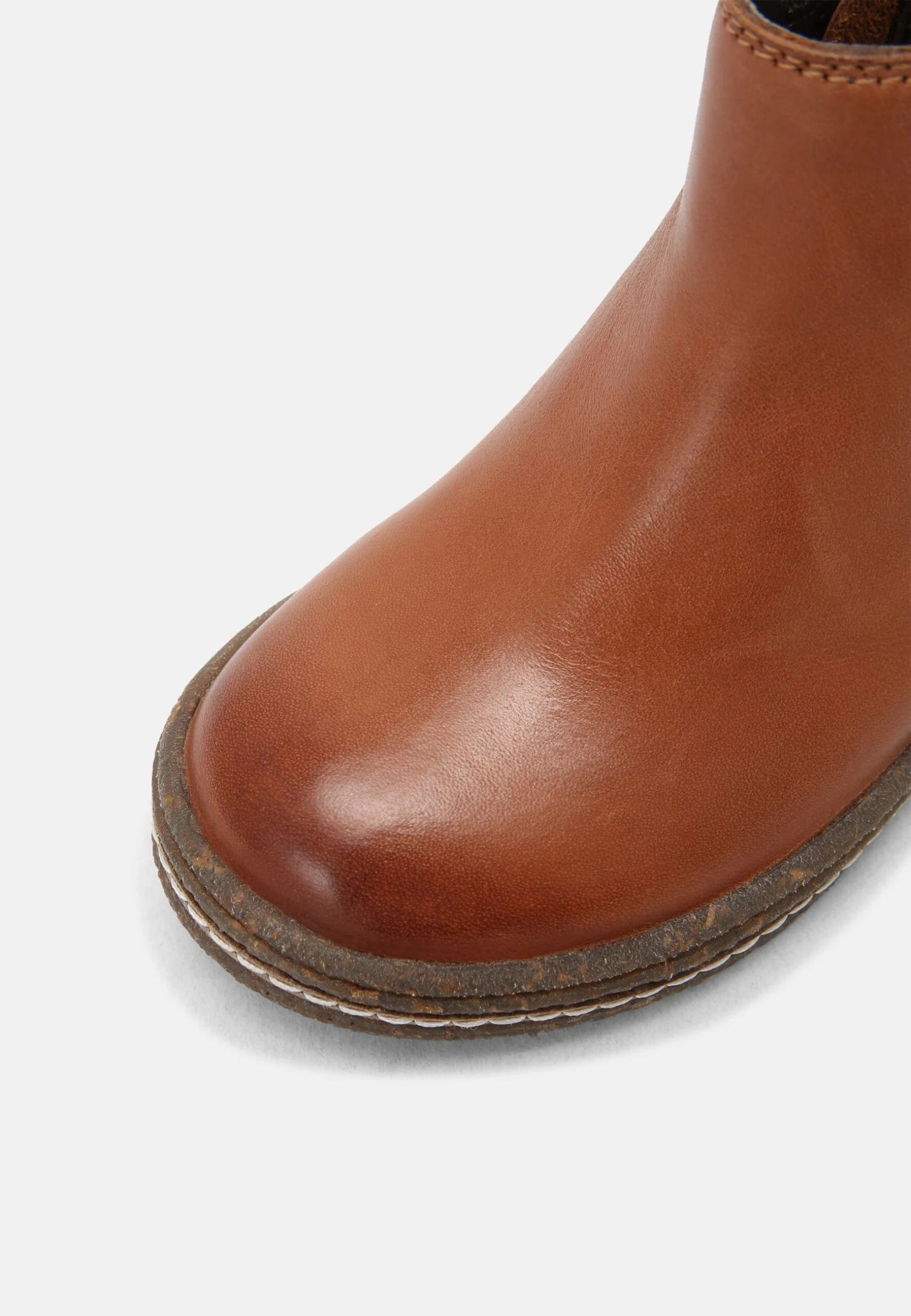 Friboo Leather Booties - Stivaletti - Cognac 5 Friboo Leather Booties - Stivaletti - Cognac - immagine 5