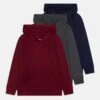 Friboo 3 PackFelpa Con CappuccioMulti-Coloured/Blue/Dark Red Bambini Pullover & Cardigan F5724K02O-T12