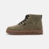 Friboo Leather - Stivaletti Stringati - Khaki